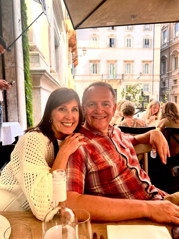 Harvey and Shadlee Friesen in Europe
