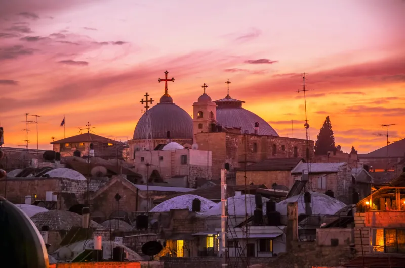 Beautiful landscape of Israel - Holy Land destination